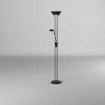 Mother/Son Floor Lamp, Matte Black