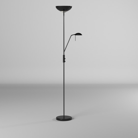 Mother/Son Floor Lamp, Matte Black