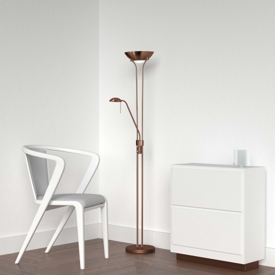 Mother/Son Floor Lamp, Oil Brushed Bronze