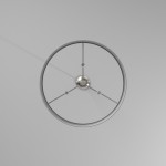 3 Light Drum Pendant with White Shade and Diffuser