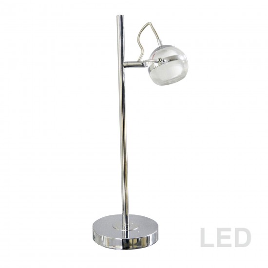 5W LED Table Lamp, Polished Chrome Finish