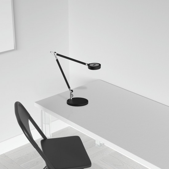 4.8W Adjustable LED Table Lamp, Matte Black Finish