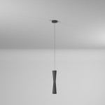 5 Watt LED Pendant, Matte Black Finish