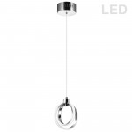 14W LED Pendant Polished Chrome Finish