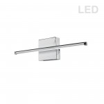 19W LED Wall Sconce, Polished Chrome w/ White Acrylic Diffuser, ARY-2419LEDW-PC