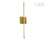 19W LED Wall Sconce, Aged Brass w/ White Acrylic Diffuser, ARY-2519LEDW-AGB