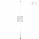 19W LED Wall Sconce, Polished Chrome w/ White Acrylic Diffuser, ARY-2519LEDW-PC