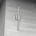 19W LED Wall Sconce, Polished Chrome w/ White Acrylic Diffuser, ARY-2519LEDW-PC