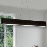 Aubrey 30W Horizontal Matte Black Pendant w/ Black Shade, AUB-R5030HP-MB-797