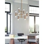 Ava 12 Light Chandelier, Vintage Bronze Finish, AVA-2012C-VB