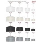 1 Light X-Large Braxton Polished Chrome Pendant w/ White/Clear Shade