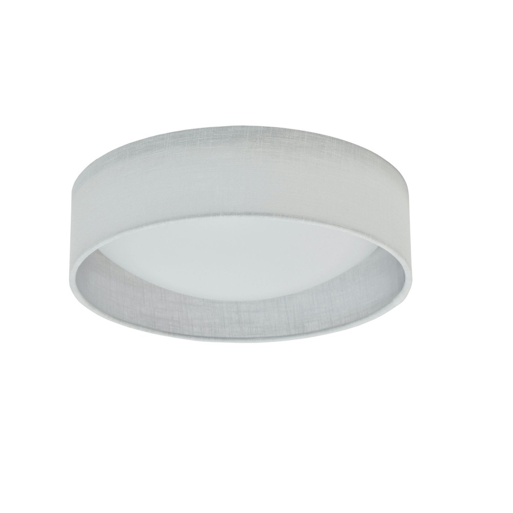 LED Flush Mount, Satin Chrome Finish, White Shade, CFLD-1114-2400