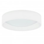 LED Flush Mount, Satin Chrome Finish, Eggshell Shade, CFLD-1522-198F