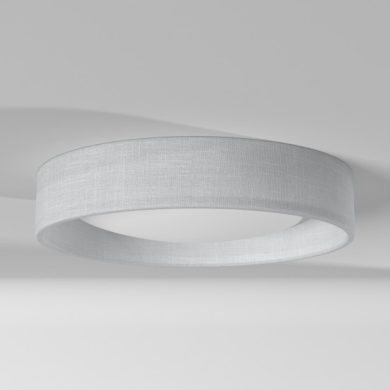 LED Flush Mount, Satin Chrome Finish, White Shade, CFLD-1522-2400