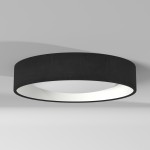 LED Flush Mount, Satin Chrome Finish, Black Shade, CFLD-1522-797