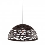 Coral Pendant, Matte Black Finish, COR-161P-BK