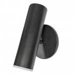 6W Wall Sconce, Matte Black with Frosted Acrylic Diffuser