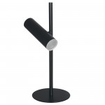 6W Table Lamp, Matte Black with Frosted Acrylic Diffuser