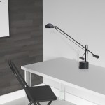 8W LED Desk Lamp, Black Finish