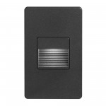 Black Rectangle Indoor/Out 3W Wall LED Light