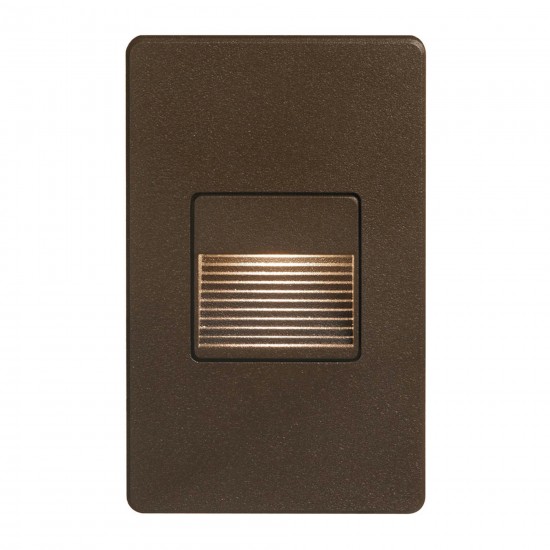 Bronze Rectangle In/Outdoor 3W Wall LED Light