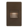 Bronze Rectangle In/Outdoor 3W Wall LED Light