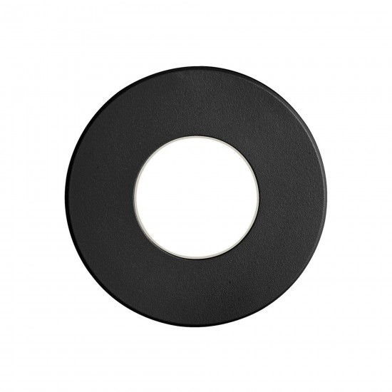 3.3W IP65 Black Wall LED Light with White Lens.