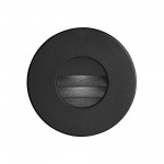3.3W IP65 Black Wall LED Light with Louver.