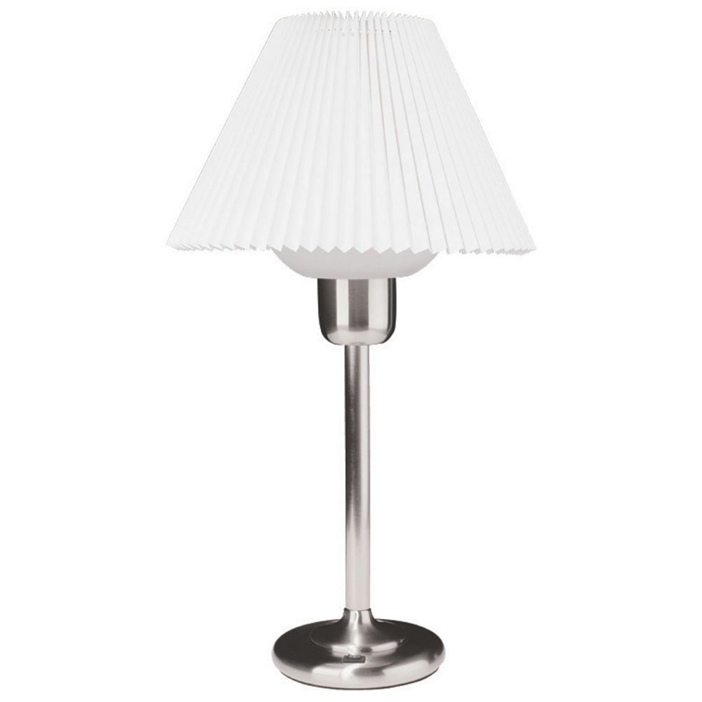 Satin Chrome Table Lamp with 200 Watt Bulb included