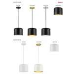 1 Light Incandescent Pendant, Matte Black Shade