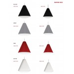 LED Pendant Empire Shade, Red