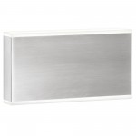 20W Wall Sconce, Satin Chrome with Frosted Acrylic Diffuser