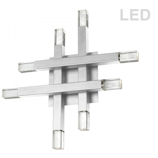 24W Polished Chrome Wall Sconce w/ Acrylic Diffuser