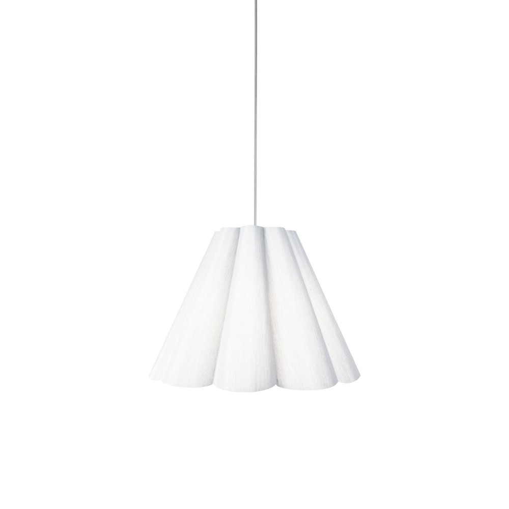 4 Light Kendra Pendant Milano White, Small Polished Chrome