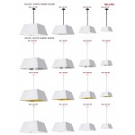 1 Light Medium Black Milano Pendant White Shade