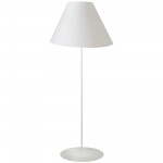 1LT Tapered Floor Lamp w/ White Shade