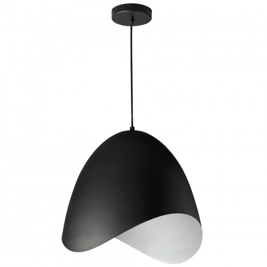 Myra Pendant, Black Finish, MYR-241P-BK