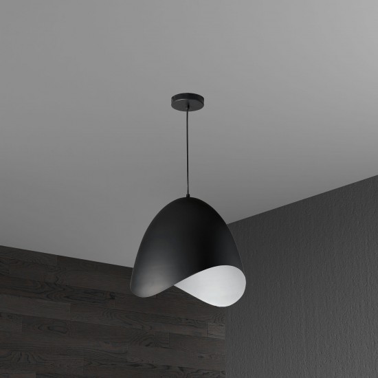 Myra Pendant, Black Finish, MYR-241P-BK