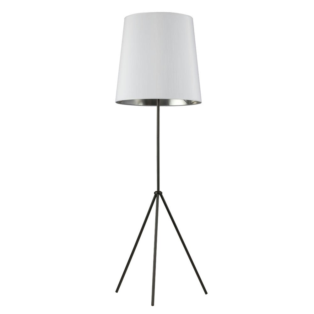 Tripod 3 Leg Tapered Drum Floor Lamp, Matte Black, OD3-F-691-MB