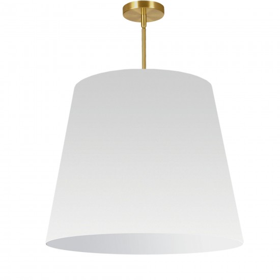 Oversized Drum Oversized Drum Pendant Large White Shade, L