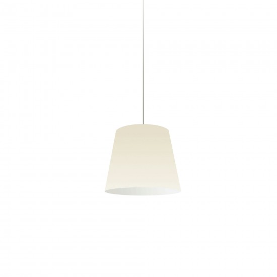 1 Light Oversized Drum Pendant X-Small Cream Shade