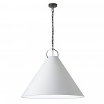 Princeton Incandescent Pendant, Matte Black with White Shade , PCN-321P-MB-790