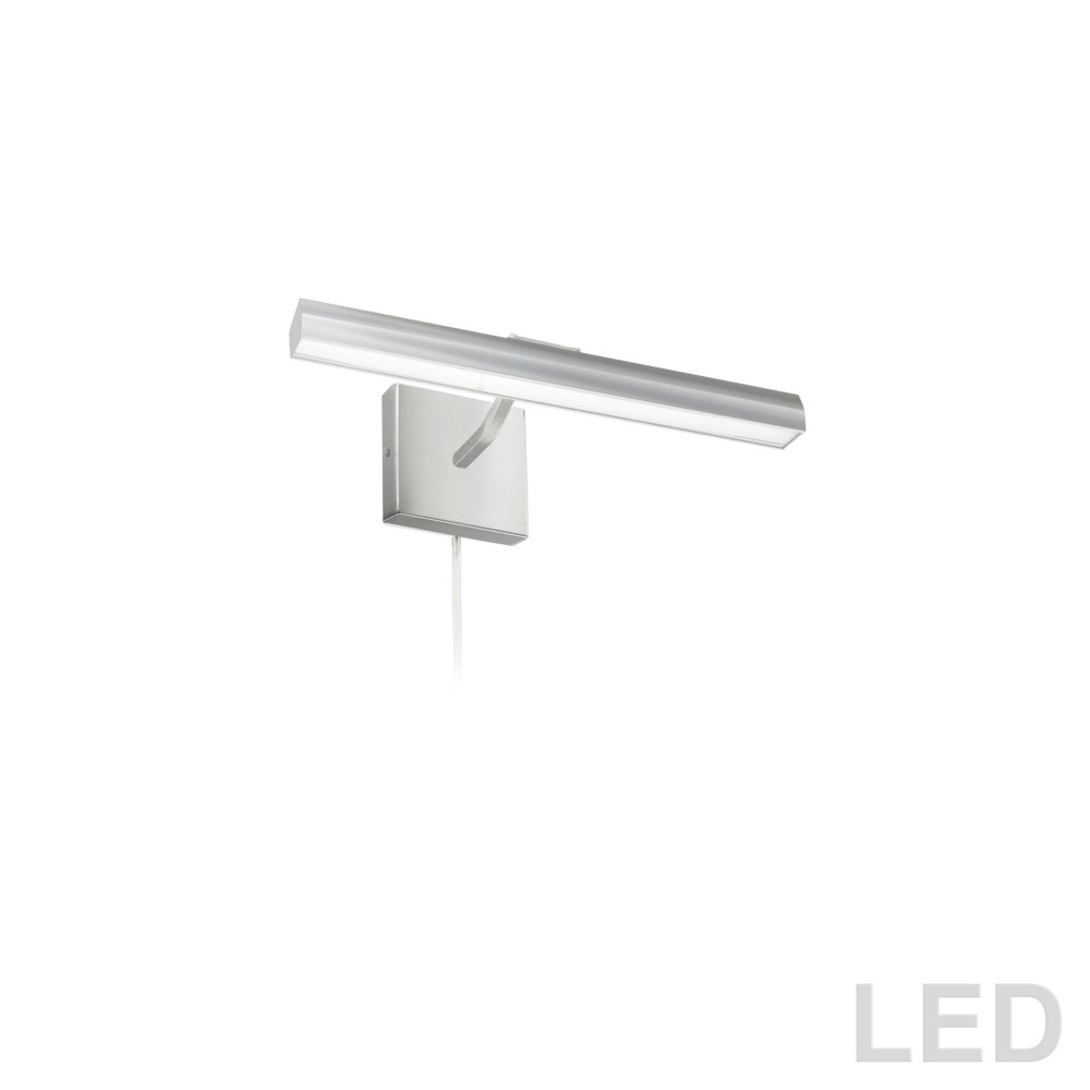20W 16" Picture Light, Satin Chrome with Frosted Glass Diffuser 20W 16" Picture Light, Satin Chrome with Frosted Glass Diffuser