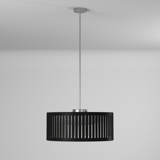 LED Slit Drum Shade, Black