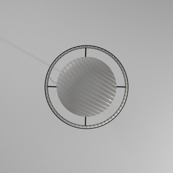 LED Slit Drum Shade, Black