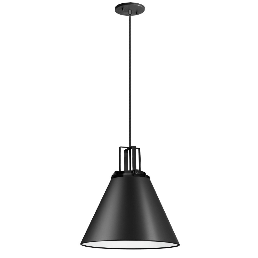 Sonus Incandescent Pendant, Matte Black