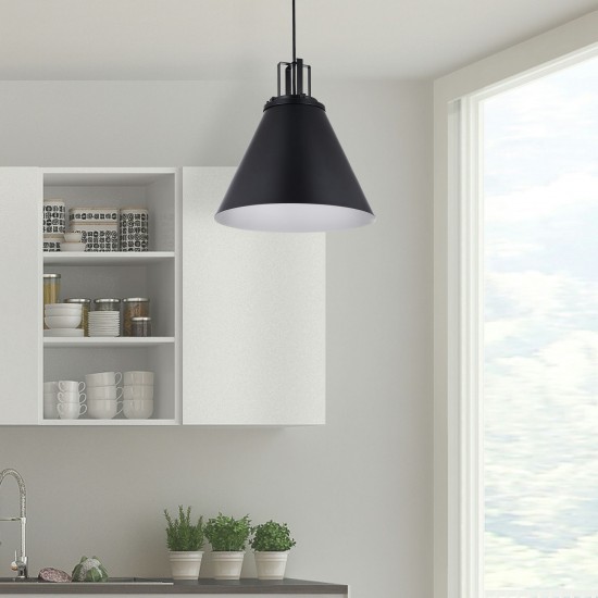 Sonus Incandescent Pendant, Matte Black