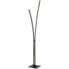34W Floor Lamp, Matte Black w/ White Acrylic Diffuser