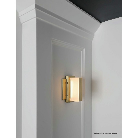 1 Light LED Wall Vanity Gold Finish