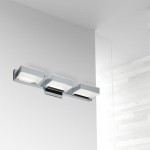 3 Light LED Wall Vanity, Polished Chrome Finish